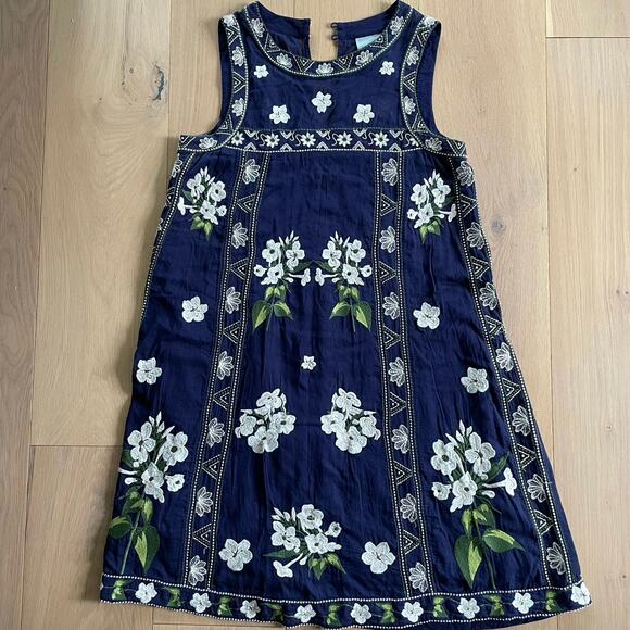 Maeve Dresses & Skirts - Maeve Rosa Anthropologie Embroidered Dress 4
